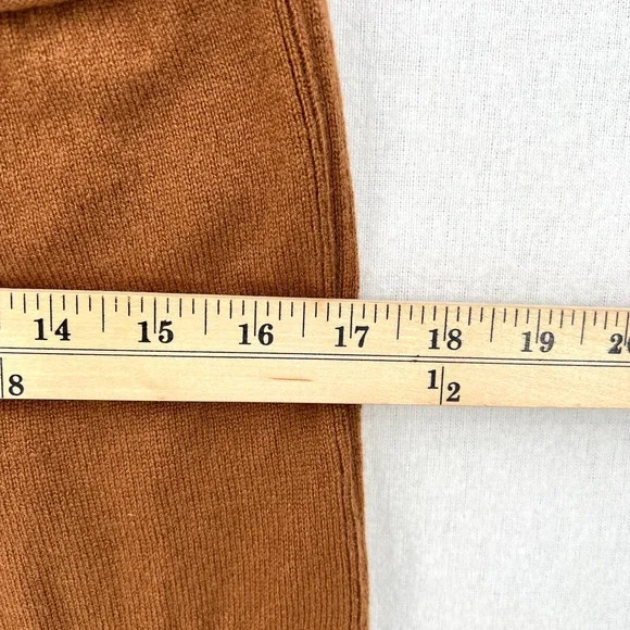 EVERLANE The Cashmere Jumpsuit Womens Small Brown Sleeveless Wide Strap Knit - Picture 15 of 16